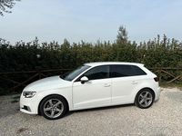 Usata Audi A3 Sport 116 CV (85 kW) 2019 Bianco Berlina