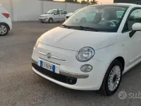 Usata Fiat 500 Lounge 69 CV (50 kW) 2012 Bianco Berlina