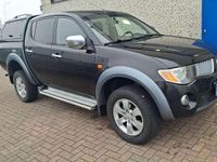 Usata Mitsubishi L200 Invite 136 CV (100 kW) 2007 Nero met Pick-up