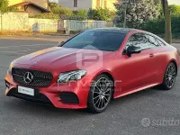 Usata Mercedes E220 194 CV (142 kW) 2019 Rosso Coupé