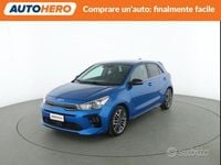 Usata Kia Rio GT-Line 120 CV (88 kW) 2021 Blu Berlina