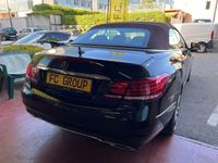 Usata Mercedes E200 Premium 184 CV (135 kW) 2014 Nero Cabrio