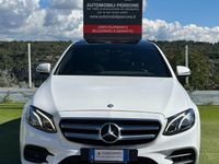 Usata Mercedes E220 AMG Line Premium Plus 194 CV (142 kW) 2017 Bianco Berlina