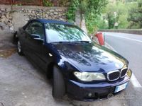 Usata BMW 320 Cabriolet 150 CV (110 kW) 2006 Blu Cabrio