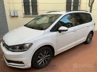 Usata VW Touran 150 CV (110 kW) 2018 Giallo Monovolume