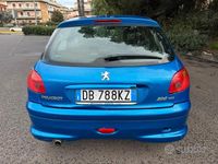 Usata Peugeot 206 68 CV (50 kW) 2006 Blu Utilitaria