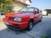 Usata VW Golf Cabriolet 75 CV (55 kW) 1997 Rosso Cabrio