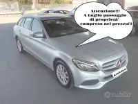 Usata Mercedes C200 Business 136 CV (100 kW) 2016 Grigio Station wagon