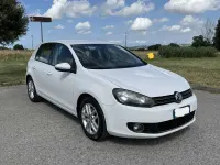 Usata VW Golf VI Highline 105 CV (77 kW) 2010 Bianco Utilitaria