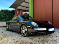 Usata Porsche 997 355 CV (261 kW) 2006 Nero Cabrio