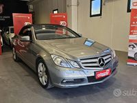 Usata Mercedes E350 Avantgarde 231 CV (169 kW) 2011 Argento Cabrio