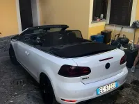 Usata VW Golf Cabriolet 105 CV (77 kW) 2011 Bianco Cabrio
