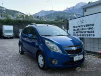 Usata Chevrolet Spark 82 CV (60 kW) 2011 Blu Utilitaria