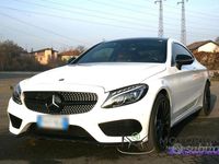 Usata Mercedes C250 Premium Plus 204 CV (150 kW) 2017 Bianco Coupé