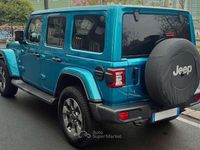 Usata Jeep Wrangler Overland 272 CV (200 kW) 2021 Blu SUV