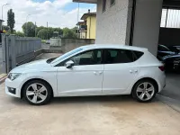 Usata Seat Leon FR 125 CV (91 kW) 2015 Bianco Berlina