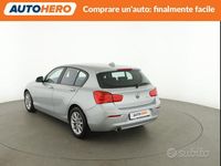 Usata BMW 118 Advantage 150 CV (110 kW) 2016 Grigio Utilitaria