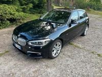 Usata BMW 118 150 CV (110 kW) 2017 Nero Utilitaria