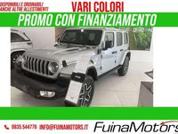 Nuova Jeep Wrangler Unlimited Sahara 272 CV (200 kW) 2025 Argento SUV