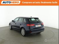 Usata Audi A3 Design 110 CV (80 kW) 2017 Blu Utilitaria