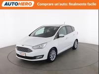 Usata Ford C-MAX Titanium 120 CV (88 kW) 2018 Bianco Monovolume