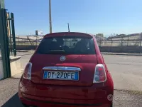 Usata Fiat 500 Lounge 75 CV (55 kW) 2009 Rosso Cabrio