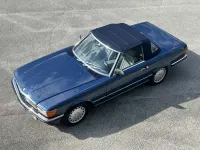 Usata Mercedes SL500 245 CV (180 kW) 1986 Blu/azzurro Cabrio