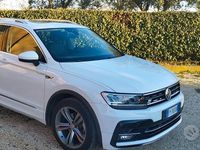 Usata VW Tiguan R-line 150 CV (110 kW) 2019 Bianco SUV