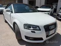 Usata Audi A3 Cabriolet S-Line 140 CV (102 kW) 2010 Bianco Cabrio