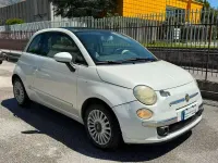 Usata Fiat 500 Lounge 75 CV (55 kW) 2008 Bianco Utilitaria