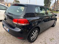 Usata VW Golf VI Comfortline 101 CV (74 kW) 2009 Nero Utilitaria
