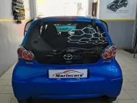 Usata Toyota Aygo 68 CV (50 kW) 2011 Blu Utilitaria
