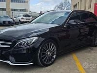 Usata Mercedes C220 Premium 170 CV (125 kW) 2016 Nero Station wagon
