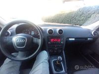 Usata Audi A3 Sportback 105 CV (77 kW) 2009 Nero Utilitaria
