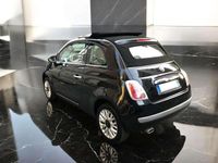 Usata Fiat 500C Lounge 95 CV (69 kW) 2015 Nero Cabrio
