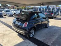 Usata Fiat 500C Lounge 95 CV (69 kW) 2011 Blu Cabrio