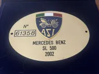 Usata Mercedes SL500 306 CV (225 kW) 2002 Argento Cabrio