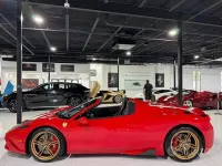Usata Ferrari 458 605 CV (444 kW) 2015 Rosso Cabrio