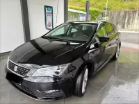 Usata Seat Leon ST XCELLENCE 131 CV (96 kW) 2020 Nero Station wagon