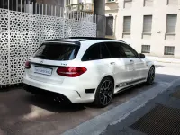 Usata Mercedes C43 AMG AMG 367 CV (269 kW) 2017 Bianco perla Station wagon