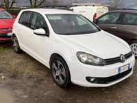 Usata VW Golf VI Highline 105 CV (77 kW) 2011 Bianco Utilitaria