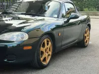 Usata Mazda MX5 110 CV (80 kW) 2001 Verde Cabrio