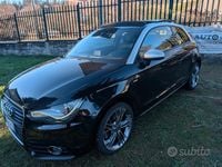 Usata Audi A1 S-Line 122 CV (89 kW) 2010 Nero Berlina