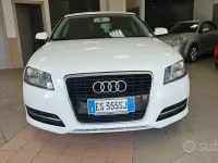 Usata Audi A3 Ambition 90 CV (66 kW) 2010 Bianco Utilitaria