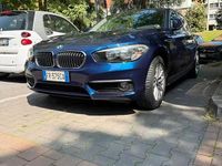 Usata BMW 116 2018 Blu Utilitaria