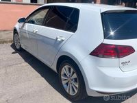 Usata VW Golf VII 110 CV (80 kW) 2014 Bianco Berlina
