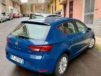 Usata Seat Leon 110 CV (80 kW) 2016 Blu Berlina