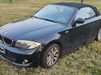 Usata BMW 118 Cabriolet Efficient Dynamics 143 CV (105 kW) 2011 Nero Cabrio