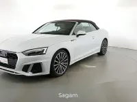 Usata Audi A5 Cabriolet S-Line 204 CV (150 kW) 2023 Bianco ghiaccio metallizzato Cabrio