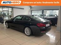 Usata BMW 430 Luxury Line 258 CV (189 kW) 2017 Nero Coupé